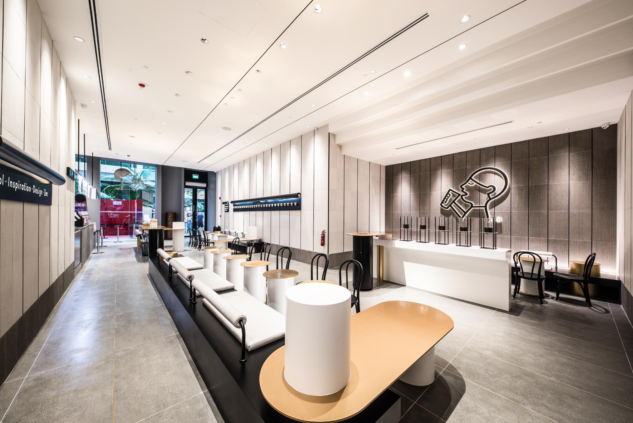 modern-cafe-interior-with-lighting-and-benches