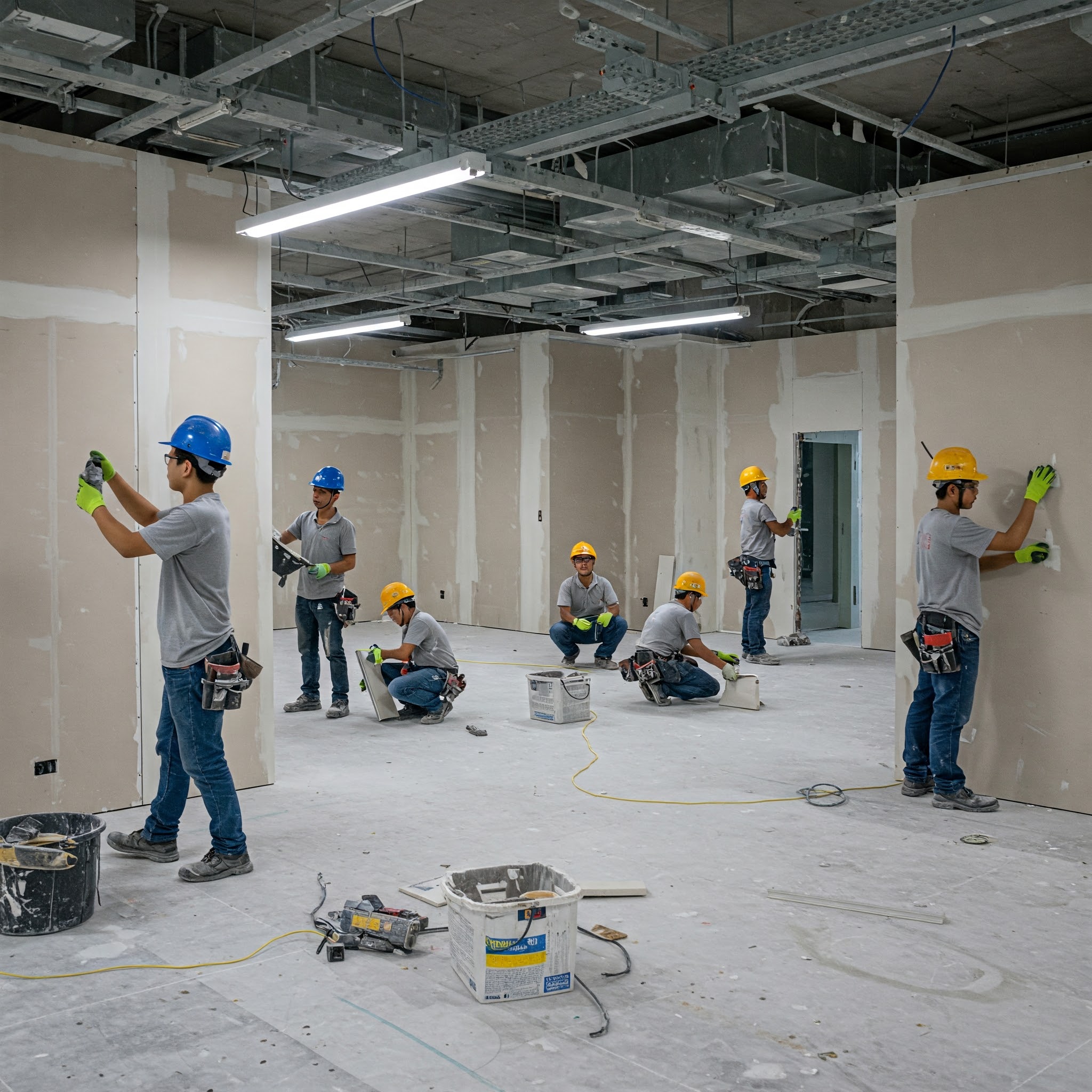 construction-workers-drywall-installation-singapore